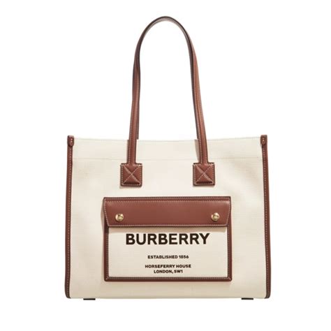 burberry freya tote bag|Burberry Small Freya Tote Bag Natural/Tan .